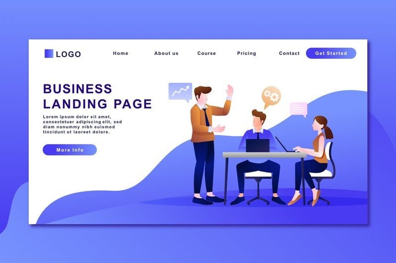 Ejemplo de estructura de una landing page orientada a conversión