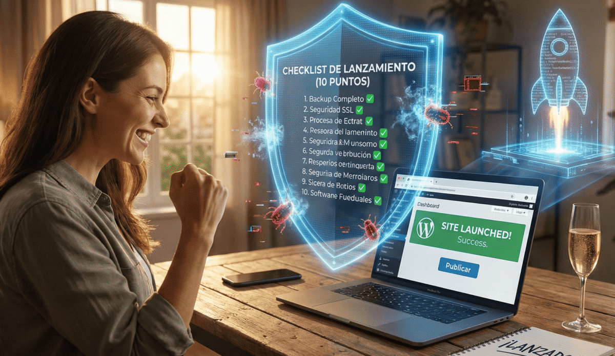Checklist de lanzamiento de los 10 puntos en wordpress